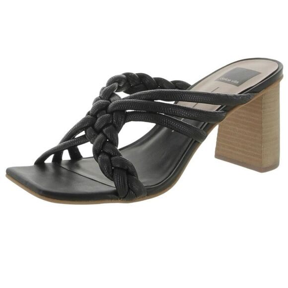 Dolce Vita Black Pipin Sandals Sz 10 - Picture 5 of 6